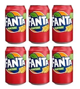 Fanta Fruit Twist Sparkling Mixed Fruit Drink With Sugar and Sweeteners ...