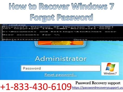 Image result for Windows 7 Account Forgot Password