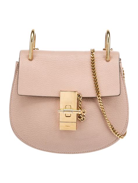 Chloé Drew Crossbody Bag - Pink Crossbody Bags, Handbags - CHL285945 ...