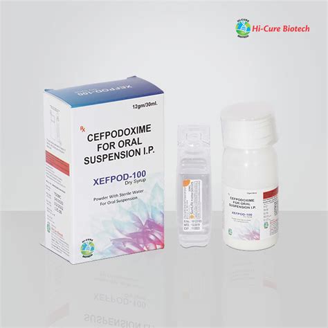 Xefpod 100 dry syp - CEFPODOXIME 100 MG(WITH WATER) - Reomax Care