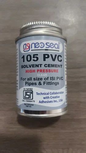 Solvent Cements - 250ml Neoseal 105 PVC Solvent Trader - Wholesaler ...
