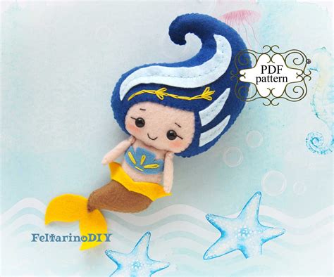 Image result for Felt Easy Mermaid Pattern