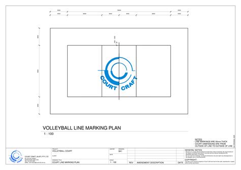 Volleyball Court Dimensions | Court Craft