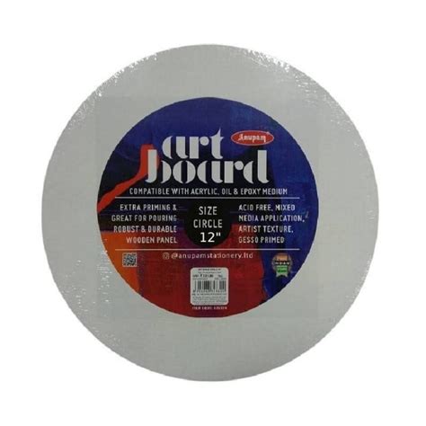 htconline.in| Anupam Art Board Circle - 12" (30x30cm)