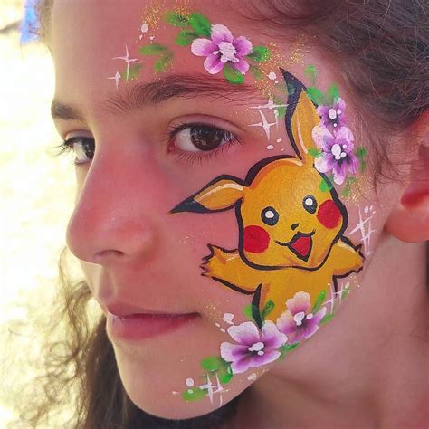 Face painting #Pikachu here Pikachu there Pikachu is everywhere ...