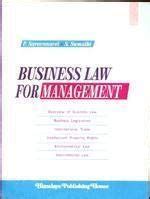 Buy Business Law For Management (English) Book Online at Low Prices in ...