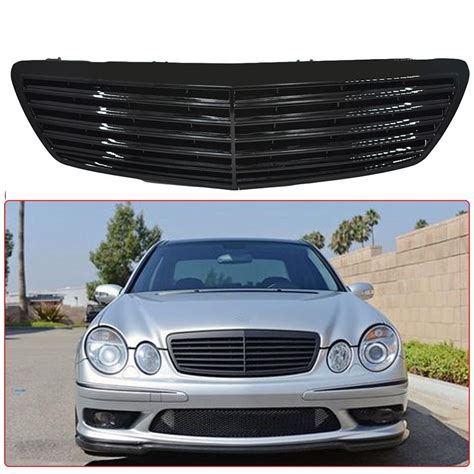 Lab Work Black Glossy Front Grille for Mercedes Benz W211 India | Ubuy