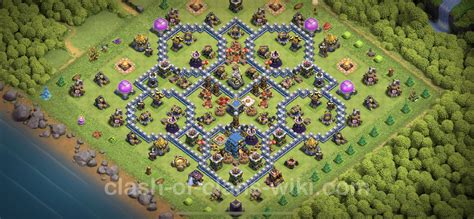 Base TH12 with Link Anti Dragon - Town Hall Level 12 Base Copy - Anti ...