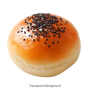 Sesame seed bun transparent background ai image generator | Premium AI ...