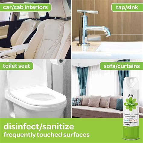 Godrej Protekt Air & Surface Disinfectant Citrus Spray, 240 ml Price ...