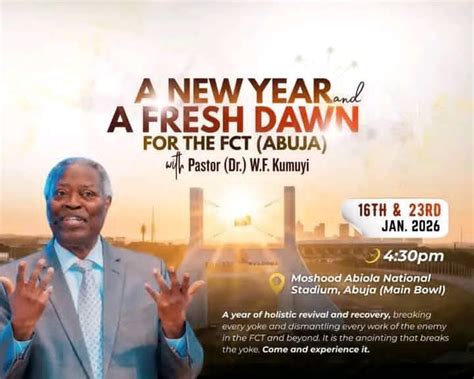 New year... A fresh Dawn, Moshood Abiola National Stadium, FCT, Abuja ...
