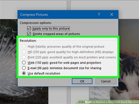 Image result for Word File Reduce File Size