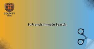 St Francis Inmate Search