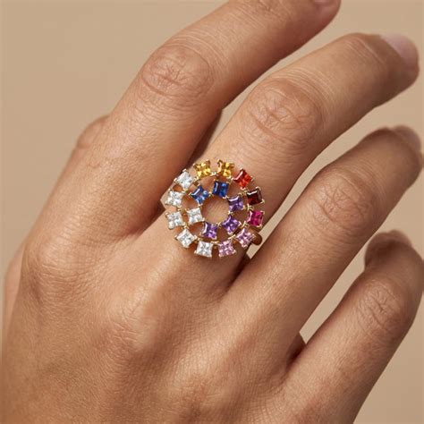 Chromatic Loop - Lab Diamond Ring – Lukson