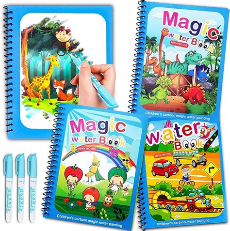 Muren® Pack of 3 Magic Water Book for Kids 2-6 Years | Coloring ...