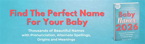 Buy Baby Names 2026: Thousands of Modern Names, Meanings & Inspired ...