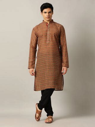Ethnic Kurta For Men | Buy Designer Printed Men's Kurta Online – The ...