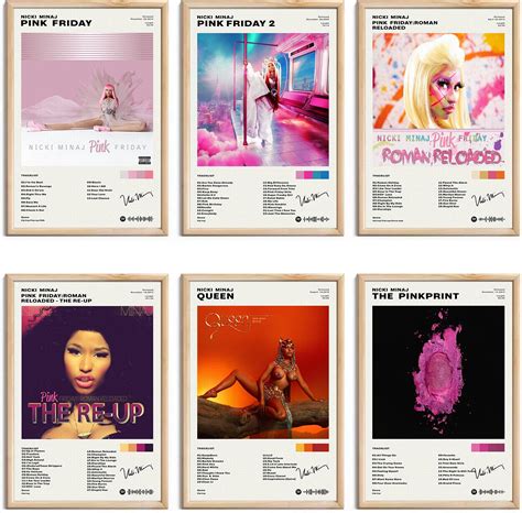 Buy Nicki Minaj s Album Cover s Rapper Music Signed Limited s Canvas ...