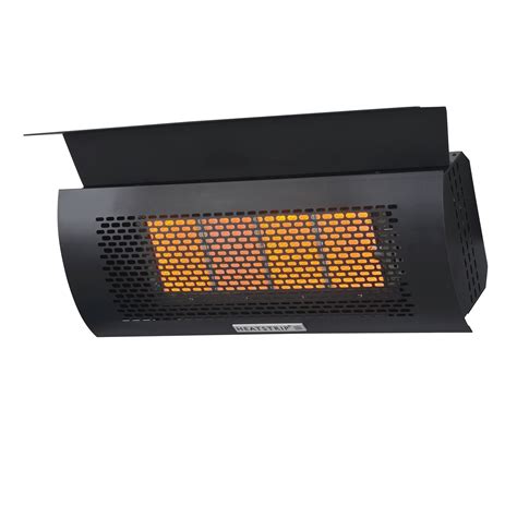 Heatstrip Black 4 Tile Natural Gas Outdoor Heater - Bunnings Australia