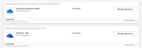 OneDrive standalone vs OneDrive 100 - Microsoft Q&A