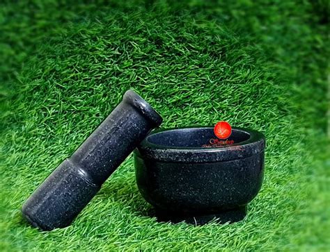 Buy IMAGICART Green Marble Imam Dasta, Granite Mortar and Pestle Set ...