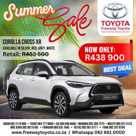 Toyota Corolla Cross – Freeway Toyota Johannesburg – Best deals on Toyota Corolla, Toyota C-HR ...