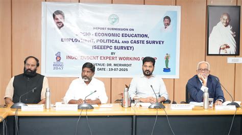 Experts panel submits review on caste survey to CM Revanth; Cabinet to ...