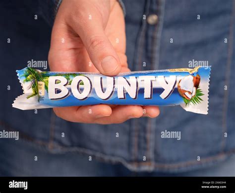 Tambov, Russian Federation - January 23, 2024 A woman holding out ...