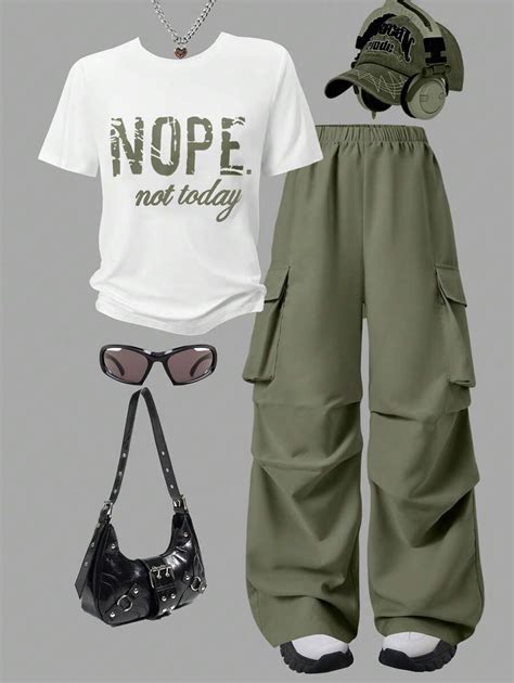 SHEIN Wildeya 2pcs/Set Teenage Girls Letter Print Round Neck T-Shirt ...