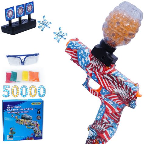 Buy Electric Gel Ball Blaster Pistol with 50,000 Soft Bullets, Gel ...