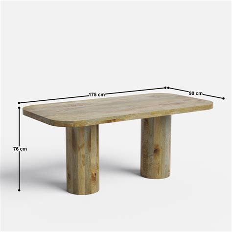 Alba-Pierre Dining Table Set - 6 & 8 Seater/ All sizes | Crafts Mill ...