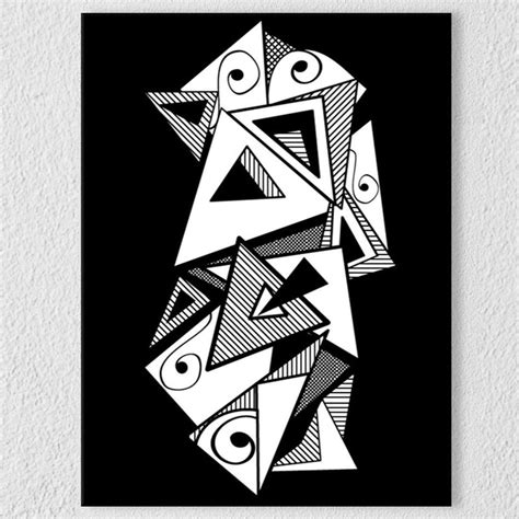 Symmetrical Asymmetrical Art Canvas – Myindianthings