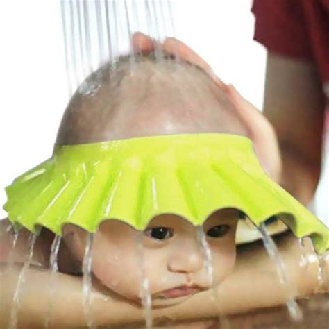 Futaba Adjustable Baby Shower Shampoo Cap - Yellow : Amazon.in: Beauty