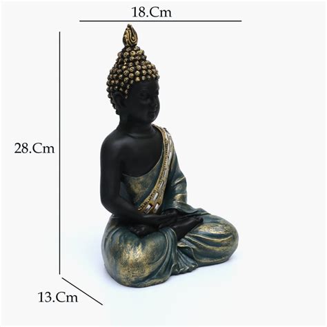 Buy VEDAS Mystical Indiana Myat Polyresin Buddha Figurine from Vedas at ...
