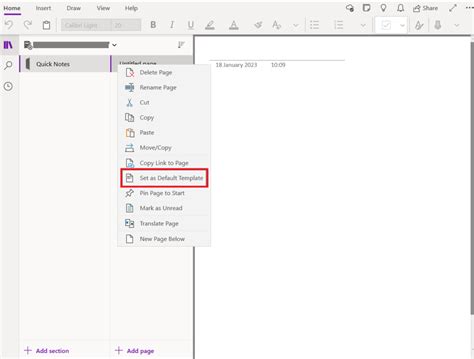 Image result for Create Template in OneNote