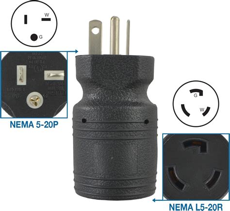 Conntek 30114 Locking Adapter 20 Amp 125 Volt Male India | Ubuy