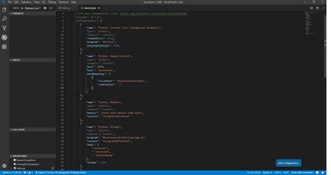 Image result for Vscode Python Debug Launch JSON