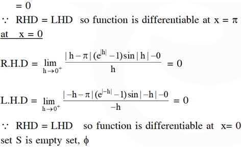 Differentiability - JEE Main Previous Year Question with Solutions