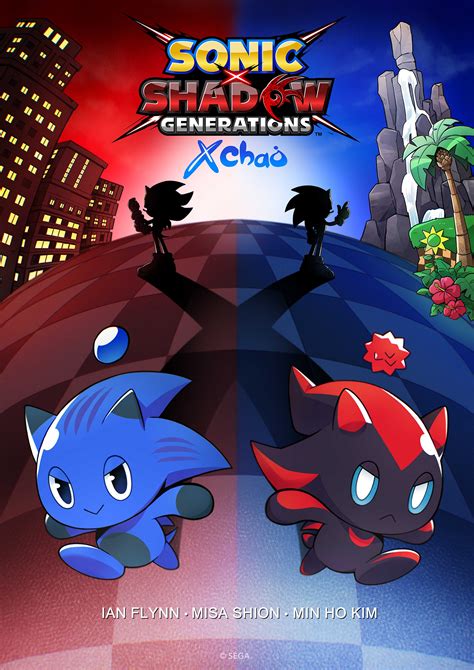 The Chao versions of Sonic the Hedeghog and Shadow…