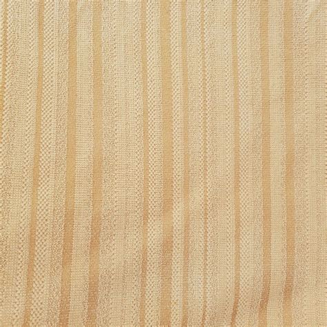 Vintage Retro Upholstery Fabric - Beige Ribbed Stripes