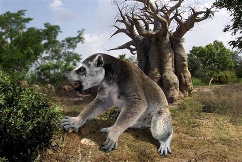 Megaladapis edwardsi † (lemur koalovitý, Lemuridae, dříve Lepilemuridae ...