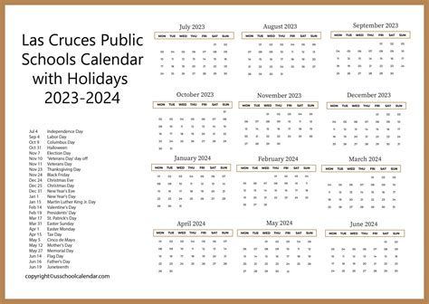 LCPS School Calendar - US School Calendar