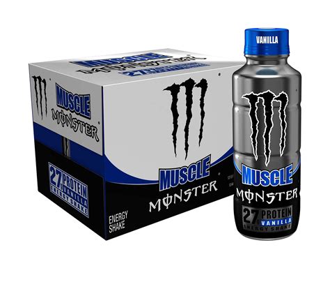 Muscle Monster Vanilla Energy Shake - Pack of 12 Macao | Ubuy