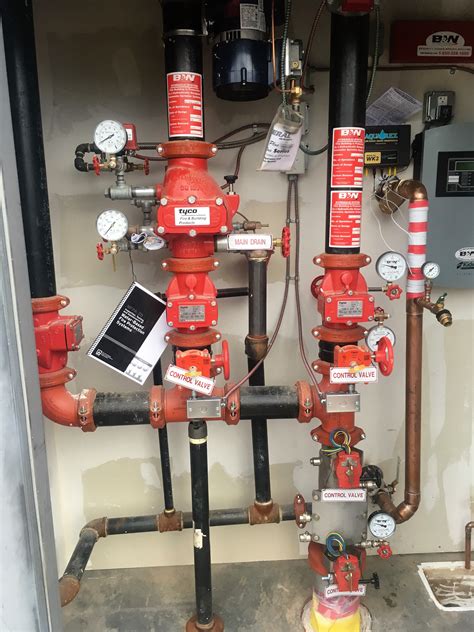 Fire Sprinkler System Riser