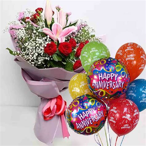 anniversary-flowers-bouquet-balloons-combo_1 | flowerdeliverycavite.com