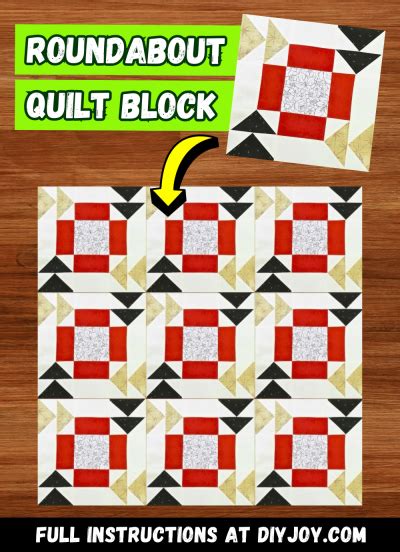 Roundabout Quilt Pattern 的图像结果