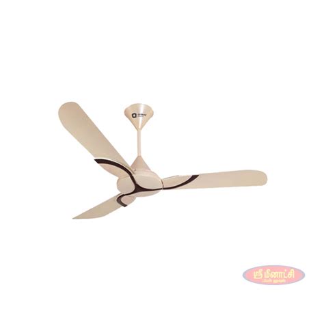Orient 1200mm Cristo Ceiling Fan(Mettalic Ivory-Brown, Pearl Mettalic