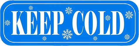 Buy YOUOK Rectangle Keep Refrigerated Stickers Waterproof 0.5 X 1.5 ...