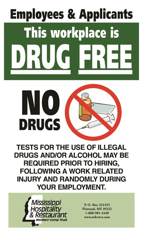 Free Mississippi Drug Free Poster Labor Law Poster 2026