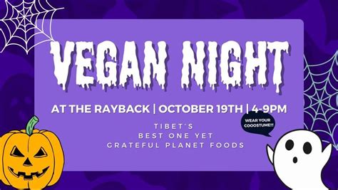 Vegan Night @ The Rayback, Rayback Collective, Louisville, 19 October ...